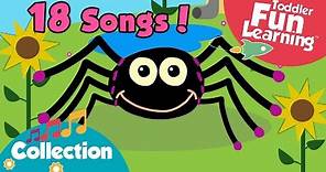 Incy Wincy Spider and More Nursery Rhymes for children! | Children Songs | Toddler Fun Learning