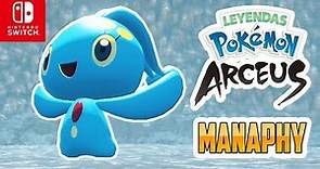 Como conseguir al Pokémon Legendario Manaphy la leyenda del oceano - Leyendas Pokemon Arceus - Guia