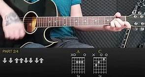 Tears For Fears - Head Over Heels | Easy Guitar Lesson Tutorial with Chords/Tabs and Rhythm