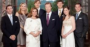 The Grand Duke of Luxembourg Henri with family