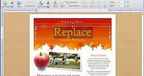 Create a Newsletter Using Microsoft Word Templates