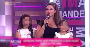 Génesis Tapia se quiebra al presentar a sus hijas en TV y revelar que estuvo a punto de perderlas