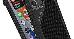 Catalyst Vibe Series Case Designed for iPhone 12/12 Pro, Patented Rotating Mute Switch, 10ft Drop Proof, Compatible with MagSafe, Crux Accessories Attachment System Stealth Black