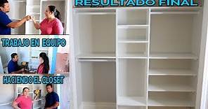 COMO HACER UN CLOSET/HAZLO TU MISMO /REMODELACION