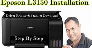 Epson L3150 Printer & Scanner Driver installation || How to Install Epson L3150 || Epson Install