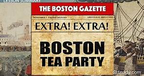 Boston Tea Party | History, Primary Sources & Significance