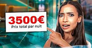 JE TESTE LA NUIT D’HÔTEL LA PLUS CHER DE FRANCE ! (3.500€ 😭)