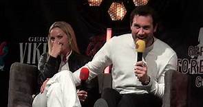 VIKINGS CON 2023 Germany LUCY MARTIN & CLIVE STANDEN are engaged full Panel Engagement live on stage