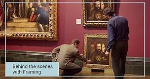 Behind the scenes at the Framing Department | The National Gallery, London