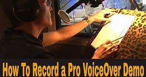 Recording A TV Promo Voiceover Demo with Bob Bergen - Voice Actors, Acting, How To Do Voice Over