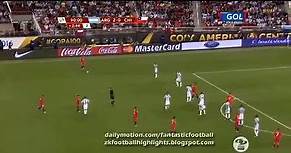 Jose Fuenzalida Goal Argentina vs Chile 2.1 Copa america 06-06-2016