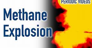 Methane Explosion (SLOW MOTION) - Periodic Table of Videos