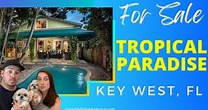 HOME FOR SALE - Absolutely Stunning TROPICAL PARADISE in KEY WEST, FL