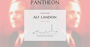 Alf Landon Biography - American politician (1887–1987)