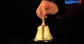 Campanello liturgico un suono dorato varie dimensioni