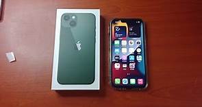 iPhone 13 128GB Unboxing and Setup