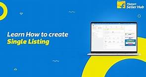 Learn How to create Single Listing | Flipkart Seller Hub