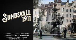 Sundsvall 1911 - Remastered 4K 60fps