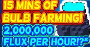 15 Minutes of MOONLIGHT BULB FARMING IN TROVE | 2 MILLION FLUX PER HOUR!?*