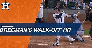 Bregman belts his first career walk-off home run