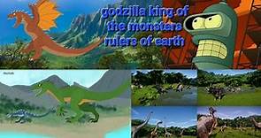 godzilla king of the monsters rulers of earth part 2 kaiju creatures, dinosaurs and dragons
