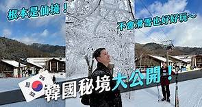 韓國第一名秘境在這！已預約下個冬天要來！不會滑雪也超級好玩的！｜阿侖 Alun