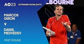 Marcos Giron v Daniil Medvedev Extended Highlights | Australian Open 2023 First Round