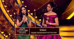 Sridevi wins Lux Power Packed Award for MOM