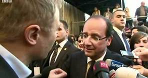 François Hollande speaking English