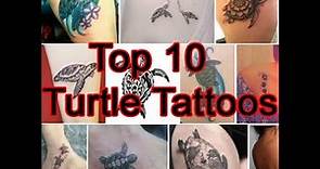 Top 10 Turtle Tattoos | Popular Turtle Tattoos Collection | Different Types Of Turtle Tattoos Design