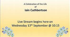 Funeral of Iain Cuthbertson from Motherwell South, 13th September 2023