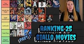 Ranking Giallo Movies (Part 1)