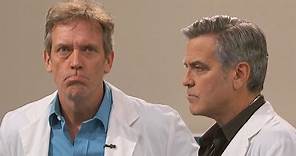 George Clooney and Hugh Laurie Revive 'E.R.' and 'House' Doctors on 'Jimmy Kimmel Live'