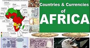 Currencies of African Countries, List of Currencies of Africa with Map, currency exchange rate today