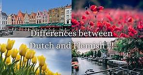 Dutch and Flemish ! What are the differences ? (same same but different :))