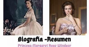 Margaret Rose Windsor (Biografía-Resumen) "La hermana de la reina Elizabeth II"