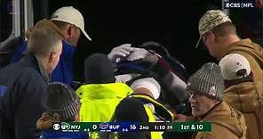 #Bills Taylor Rapp's injury as he is taken off the field via ambulance