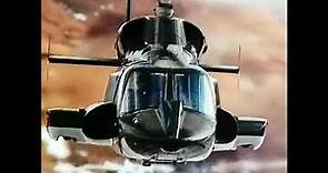 Airwolf Flying to the Towards the Screen
