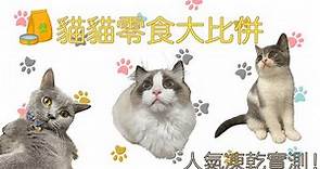 【貓貓日常】貓貓零食大比拼 人氣凍乾實測！ 選貓零食日本好還是台灣好？