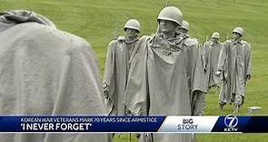 Korean War veterans mark 70 years of armistice at Memorial Park Saturday