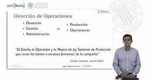 Introducción a la Dirección de Operaciones | 23/111 | UPV