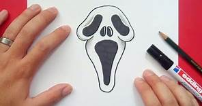 Como dibujar a Scream paso a paso - Scream | How to draw Scream - Scream