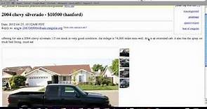 Craigslist Hanford Used Cars and Trucks - How to Search Under $900 Models