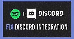 Fix: Spotify + Discord Integration | Songs not showing & more
