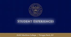 SUNY Maritime College Student Experiences
