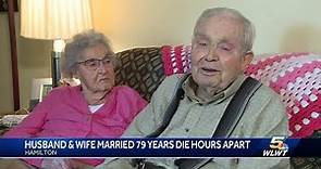 Hamilton couple married for 79 years die hours apart