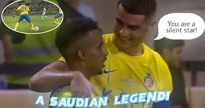 Amazing skills showed Saudian footballer Abdulrahman Ghareeb in Saudi Pro League with Ronaldo!