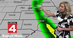 Rain, snow showers on our radar for Metro Detroit -- what you need to know