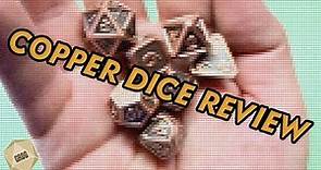 Die Hard Dice Unboxing and Review COPPER METAL DICE