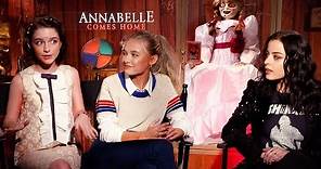 McKenna Grace, Katie Sarife & Madison Iseman Interview for Annabelle Comes Home